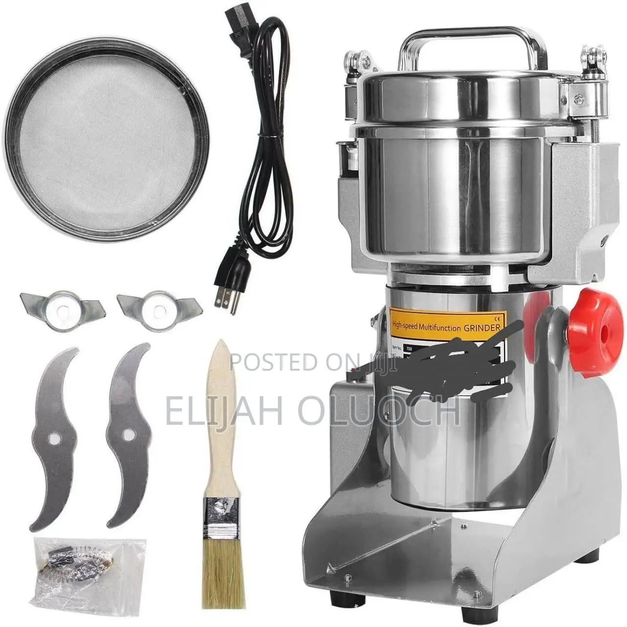 Powerful 800g Electric Cereal Grain Grinder Flour Miller