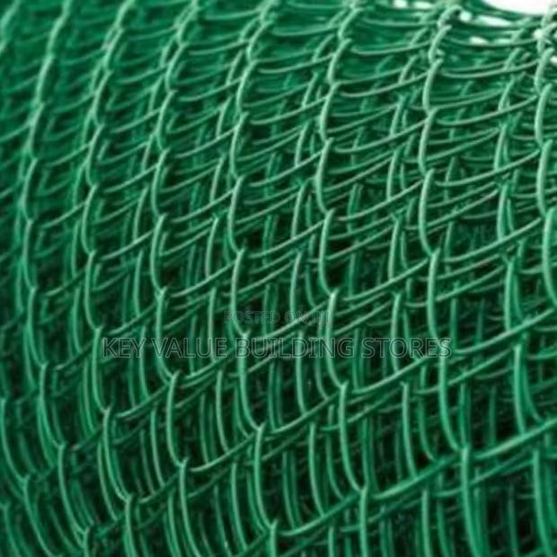 Green Coated Chainlink 14g Mesh 80×80 6fts Height