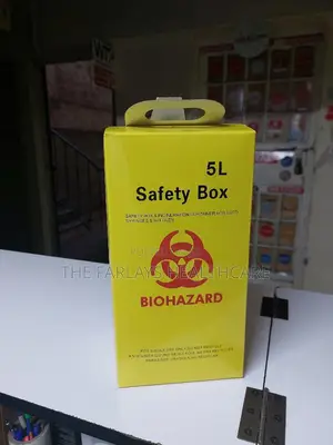 Safety Box 5L / SHARP BOX 5L */ BIOHAZARD Disposal Box.