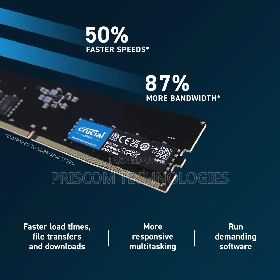 Laptop Desktop RAM DDR5 8GB, 8GB DDR5 Ram Laptop Desktops