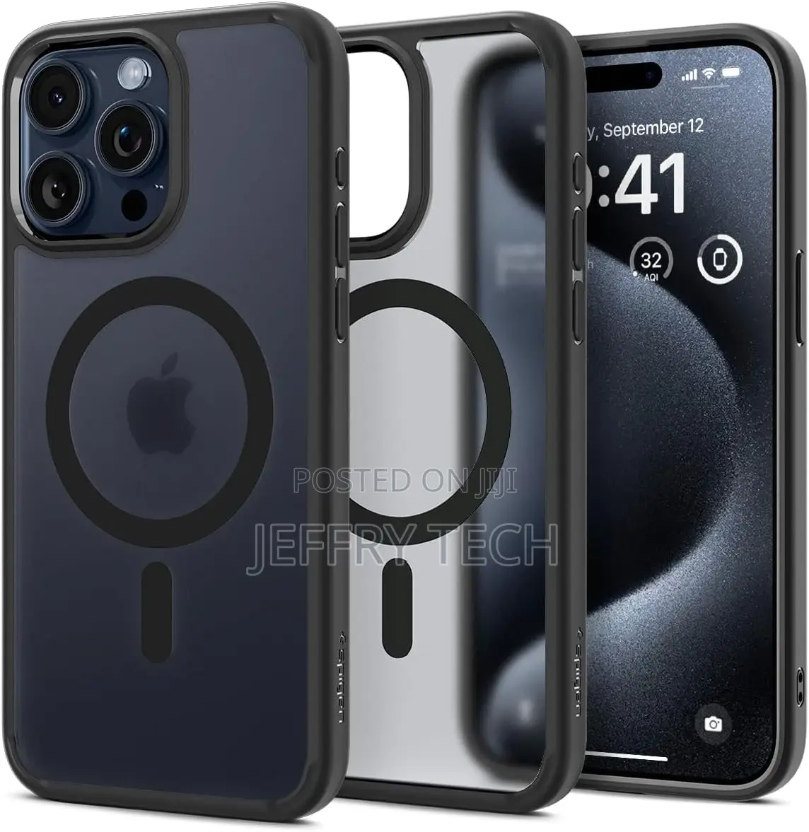 Designed for iPhone 15 Pro Max Case, [Anti-Yellowing] [Mili