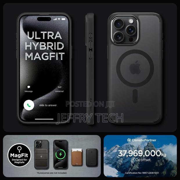 Designed for iPhone 15 Pro Max Case, [Anti-Yellowing] [Mili - thumbnail 3