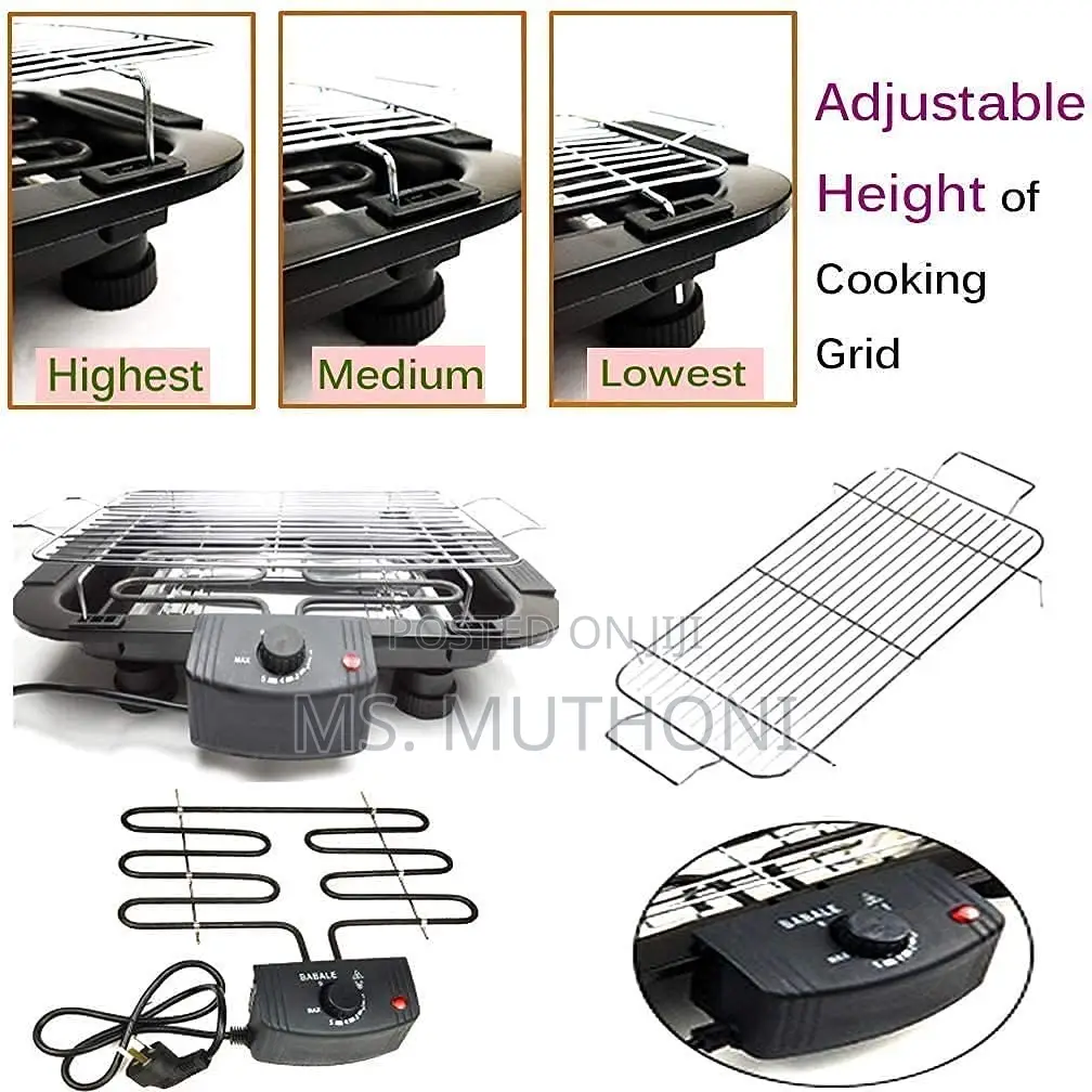 2000W Barbeque BBQ Electric Grill