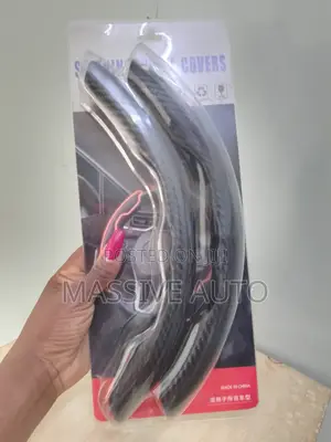 Carbon Carbon Fiber Steering Cover/ Black Steering Cover