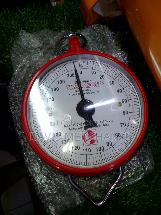 Original Hannson Round Spring Balance Weighing 200kg Scale