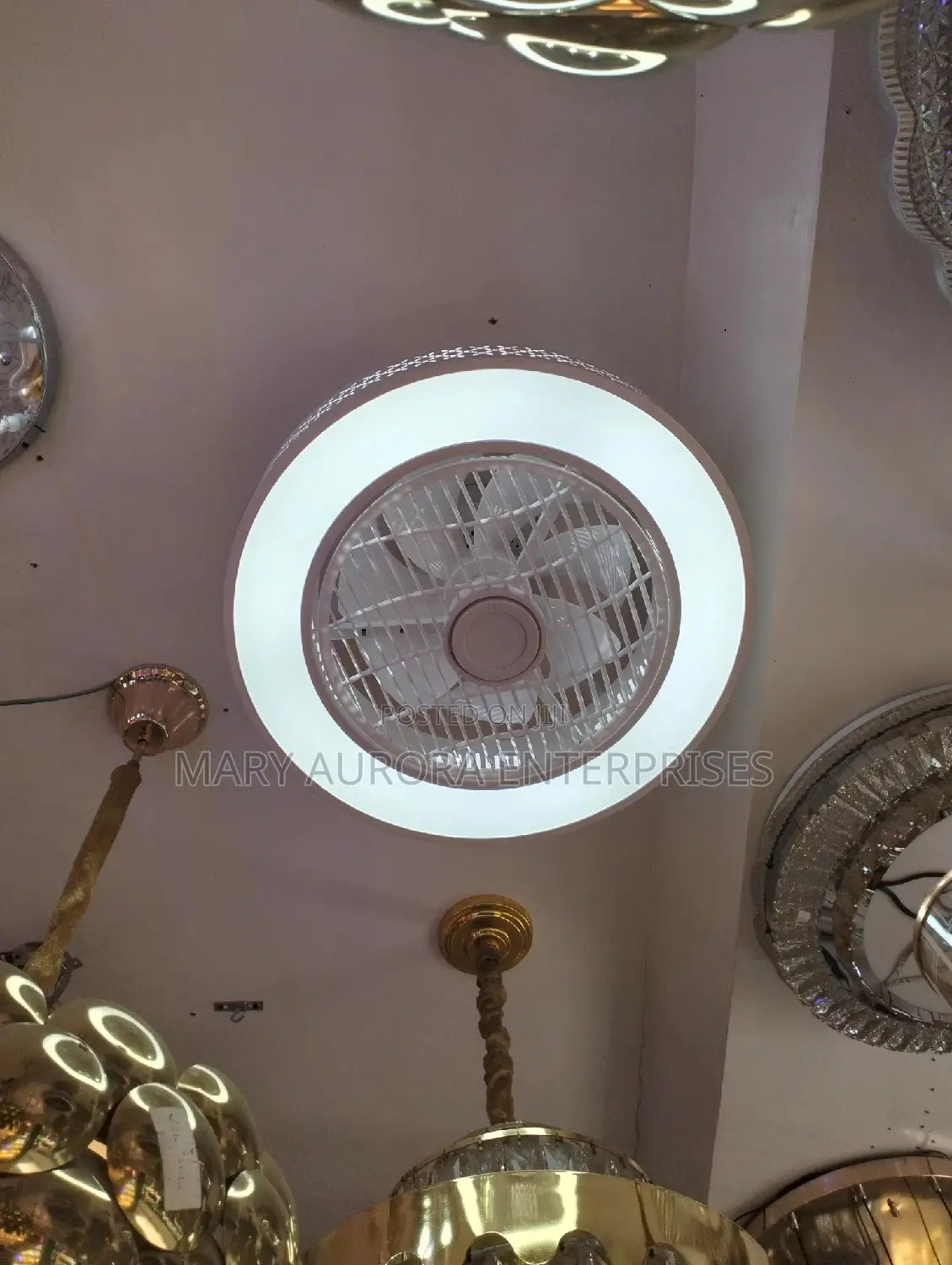Ceiling Fan/Cooling Room Fan With LED Lights
