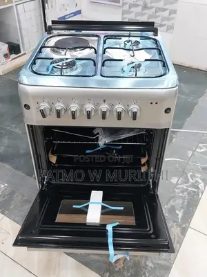 VON Cooker 3 Gas +1 Electric - VAC6F031US Silver