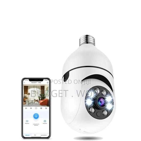 Bulb Camera 5G Wi-Fi IR Smart Home Wireless Security Cam*