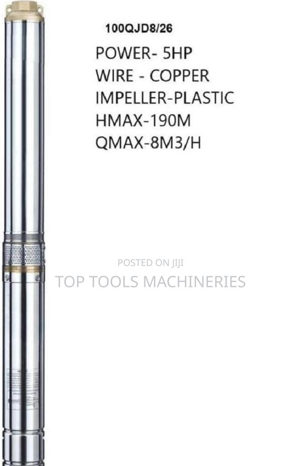 Premier Submersible Pump 3phase Three 5hp 190m - main view