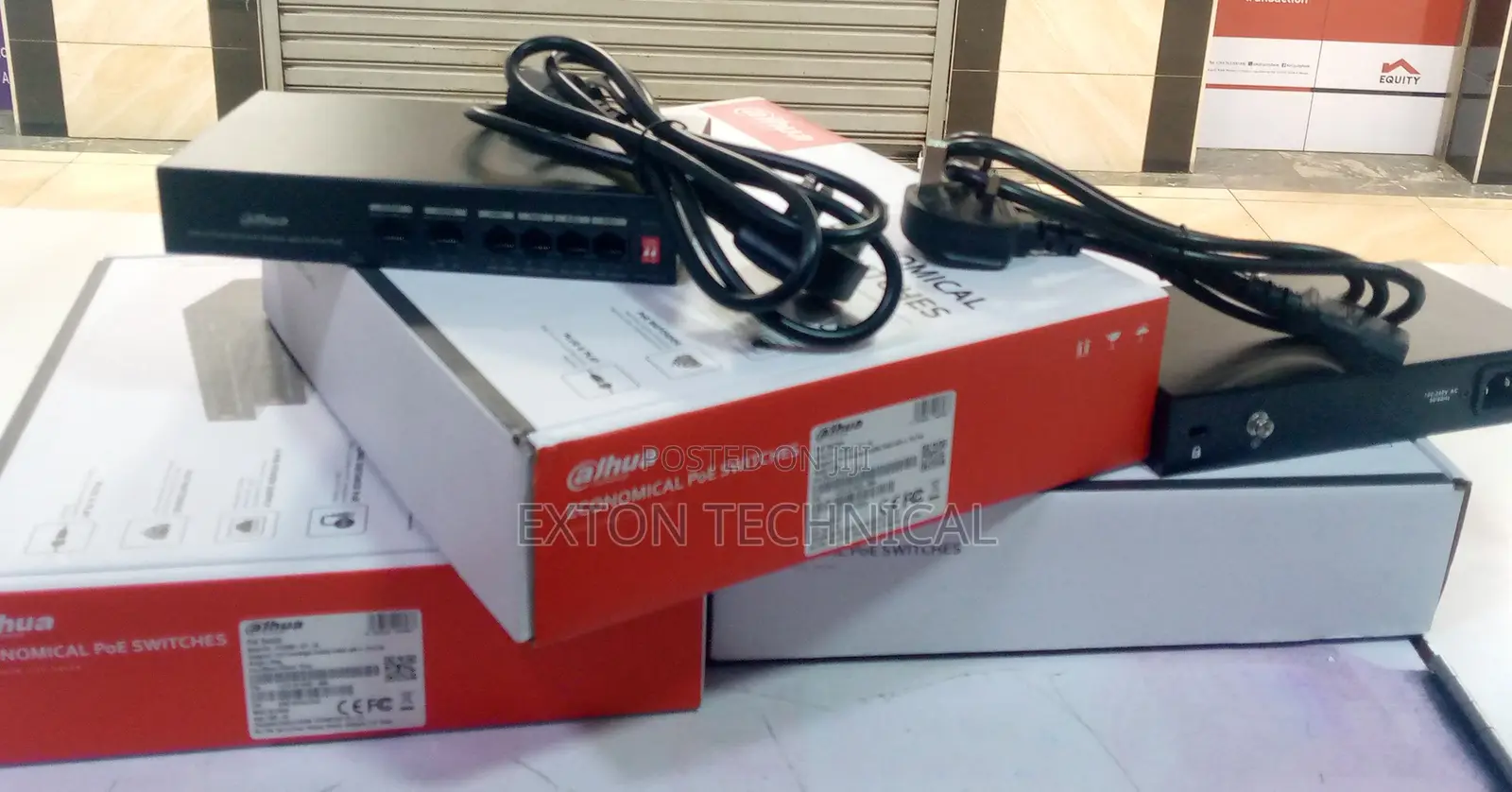 4 Port Fast Ethernet Poe Switch Dahua