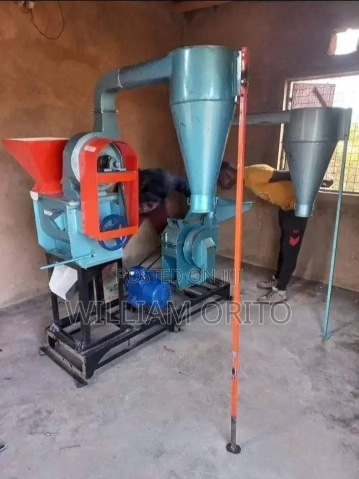 Combine Maize Huller Machine With Poshomill