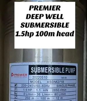 Premier Deep Well Submersible 1.5hp 100m