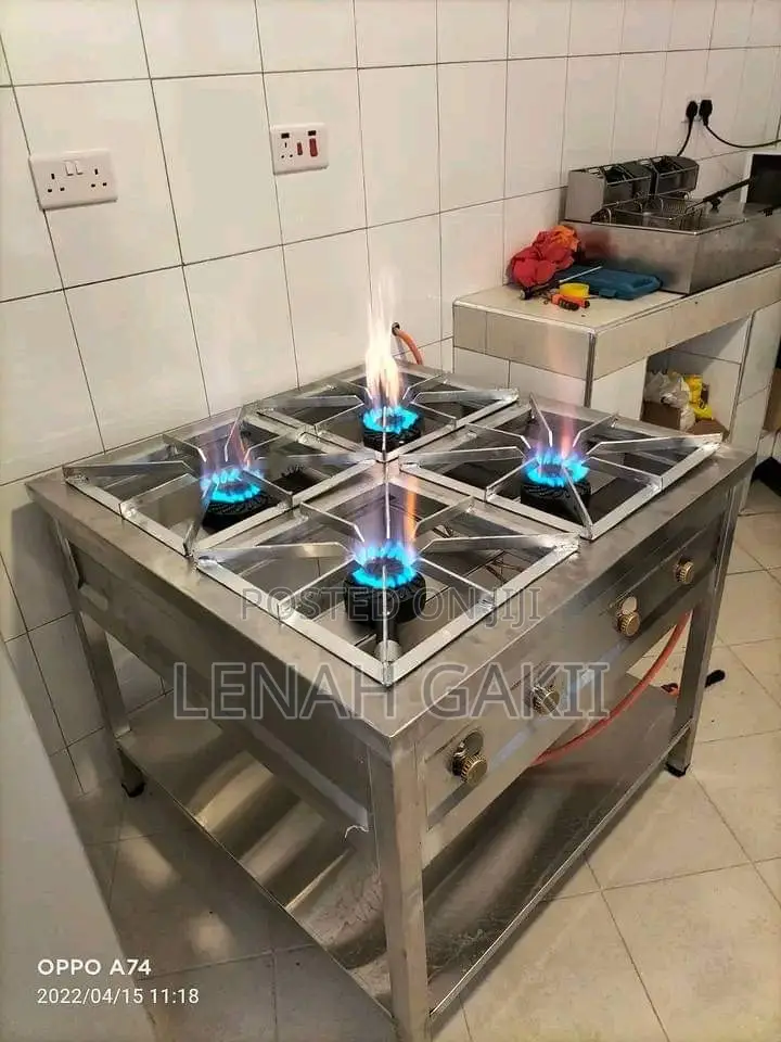 4 Burner Squer
