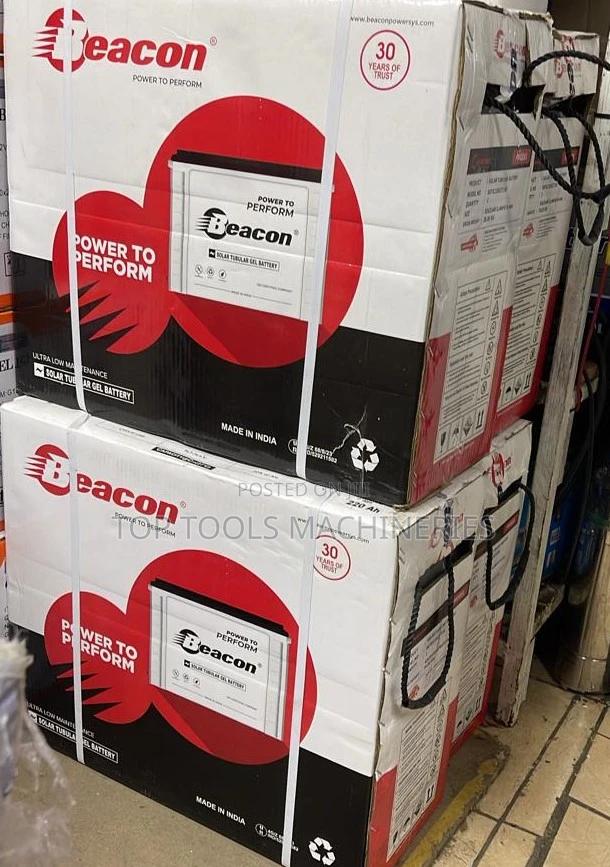 Reliable Beacon Solar Tall Tubular Heavy-Duty Dry 200ah