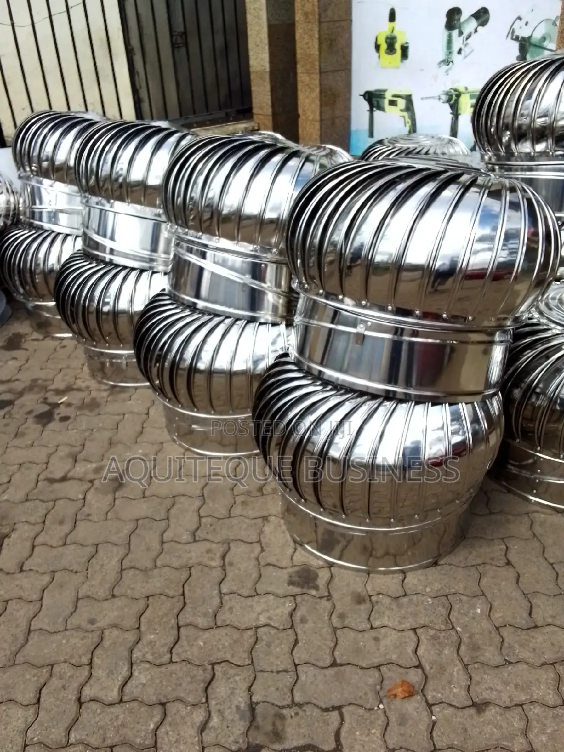 Air Cyclone Ventilator., Stainless and Natural