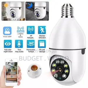 Bulb Security Camera Wireless Wifi CCTV