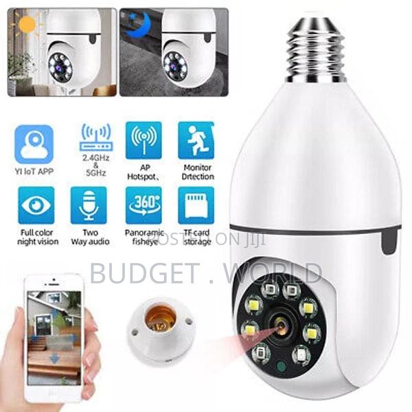 Bulb Security Camera Wireless Wifi CCTV