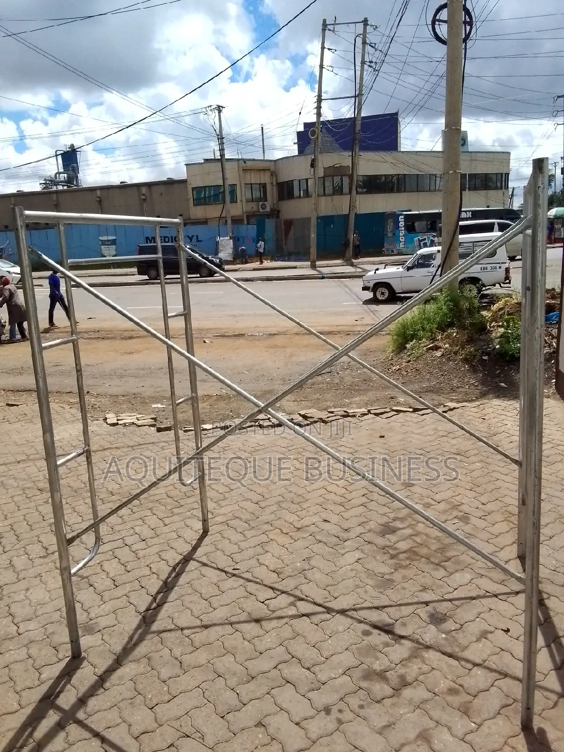 Construction Scaffolding Ladder . Stainless