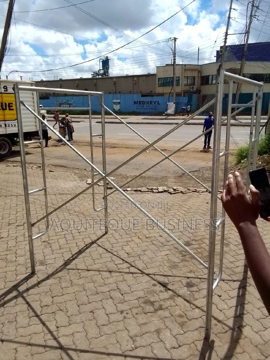 Construction Scaffolding Ladder . Stainless