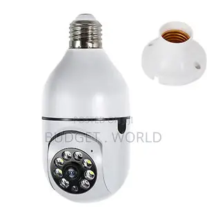 Wireless 360 Rotational_light Bulb Wifi PTZ Ip-Camera