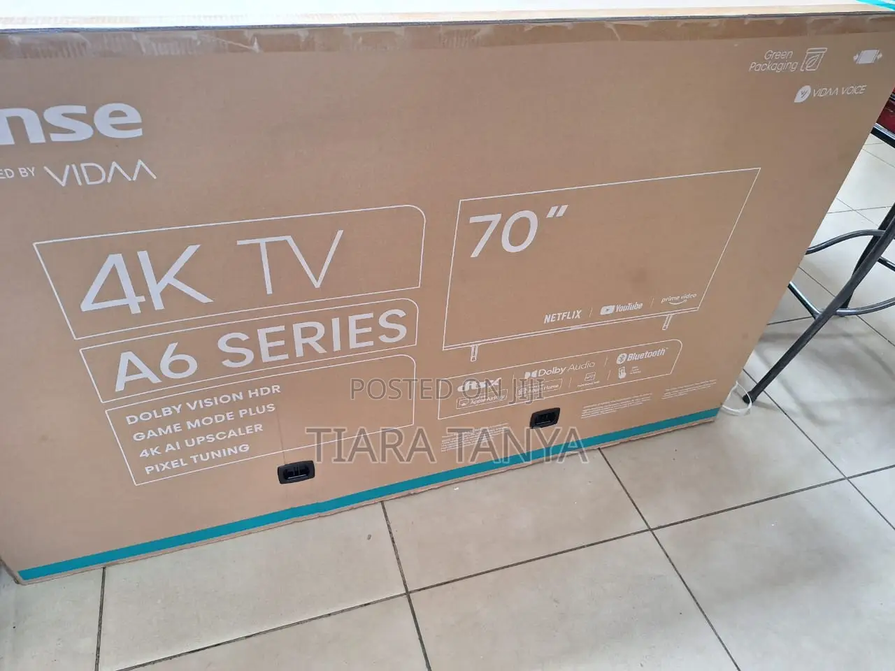 Hisense 70'' Inches Smart UHD HDR Frameless LED TV