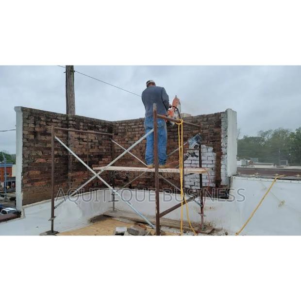 Stainless Construction Scaffolding Ladder - thumbnail 2