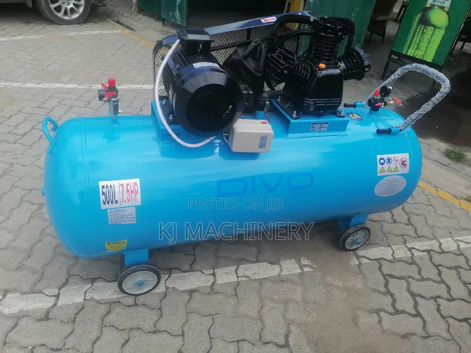 DIVO BRAND 500l 3-Phase Electric Air Compressor