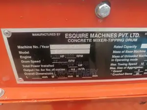 Concrete Mixer 500l Diesel Powered
