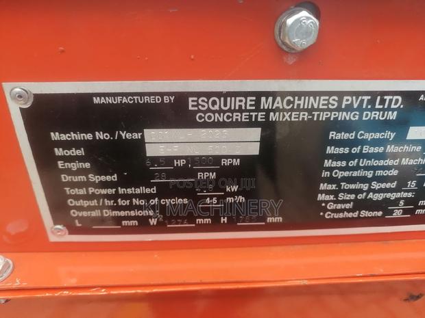 Concrete Mixer 500l Diesel Powered - thumbnail 2