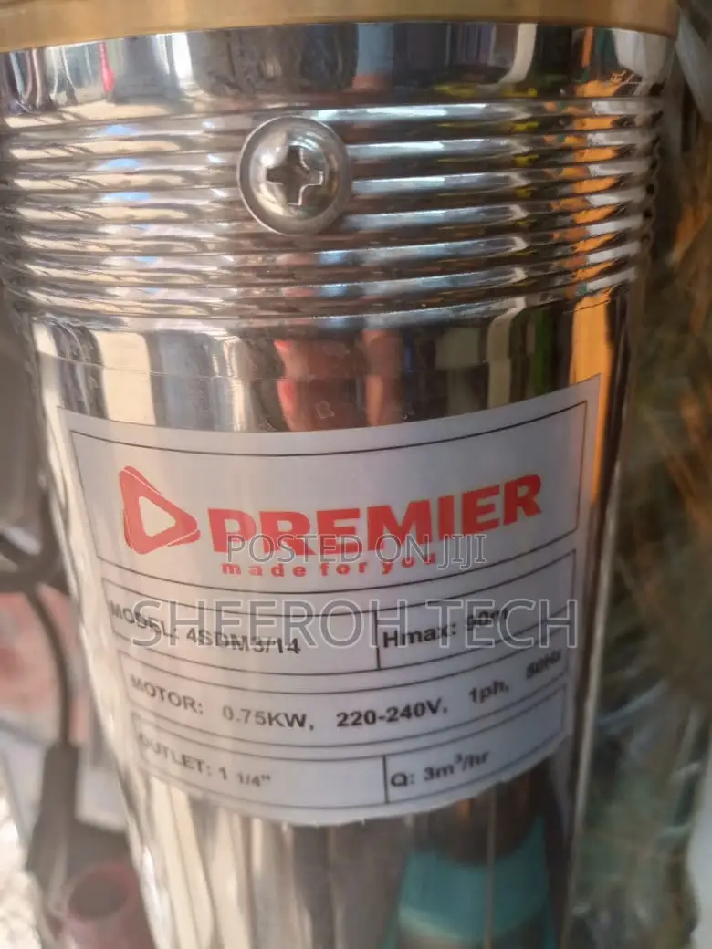Premier Submersible Water Pump 1hp