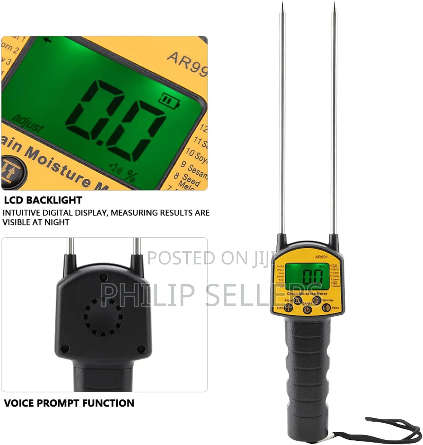 The Moisture Meter Quickly and Accurately Measure