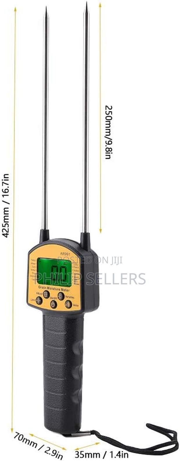 ONE AR991 Digital LCD Grain Moisture Meter for Wheat Corn Ri