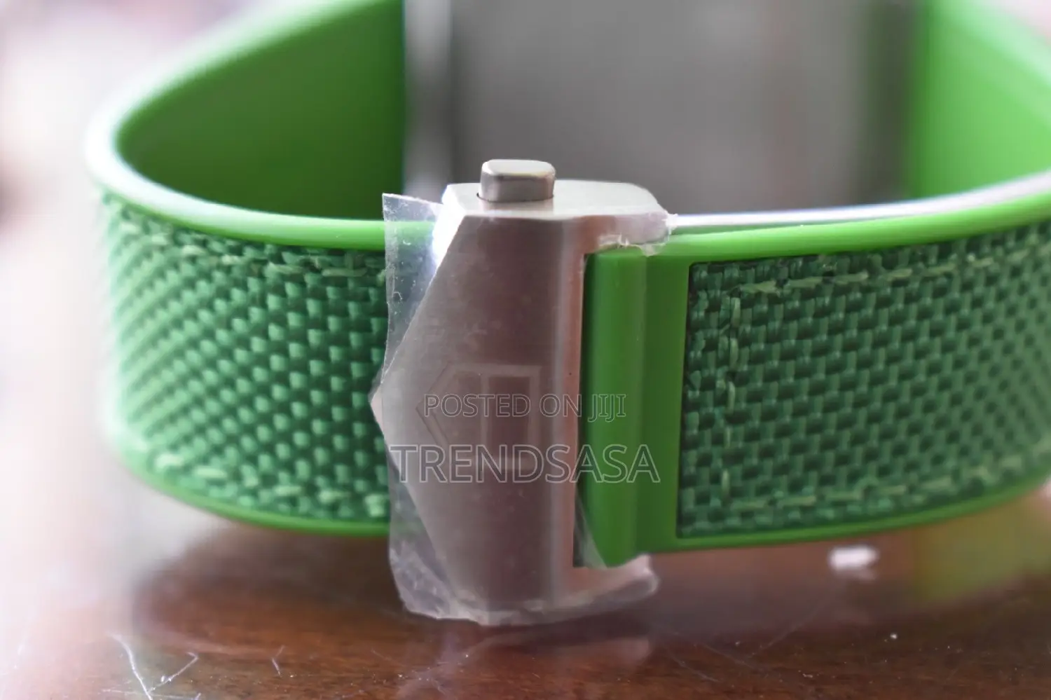 Tag Heuer Monaco Gun Metal Grey With Green Dial and Straps