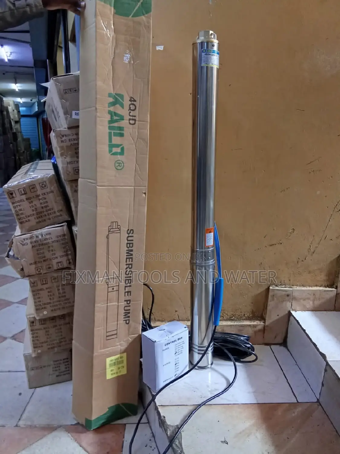 Deep Well Kairo Submersible Water Pump 2hp 149 M Head