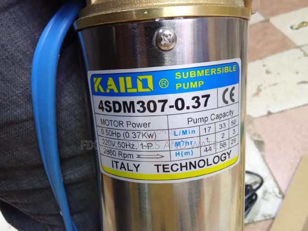 Deep Italy Kairo Submersible Water Pump 0.5 HP 44 M Head - thumbnail 2