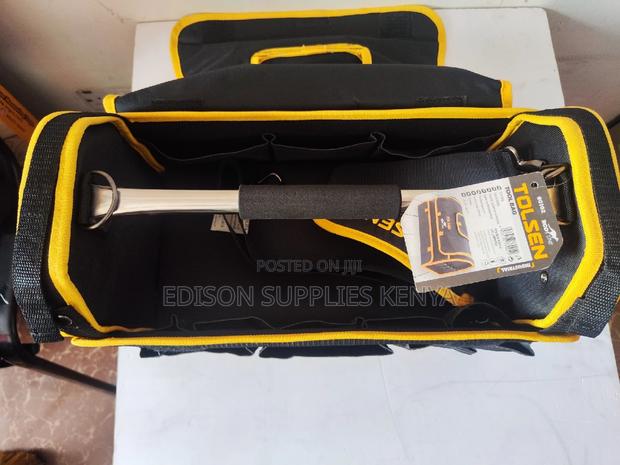 Tool Bag Tolsen Tool Box Rigid Frame Tool Box 17" Storage - thumbnail 6