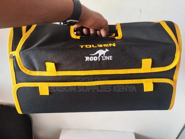 Tool Bag Tolsen Tool Box Rigid Frame Tool Box 17" Storage - thumbnail 9