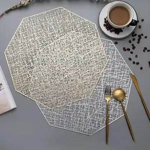6pc Non-Woven Round Table Mats
