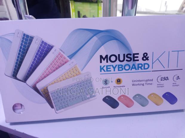 Bluetooth Keyboard Rechargeable With Battery Mouse - main view