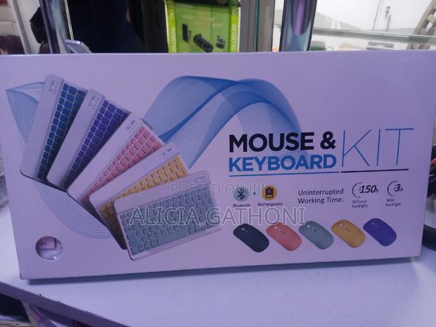 Bluetooth Keyboard Rechargeable With Battery Mouse - thumbnail 3