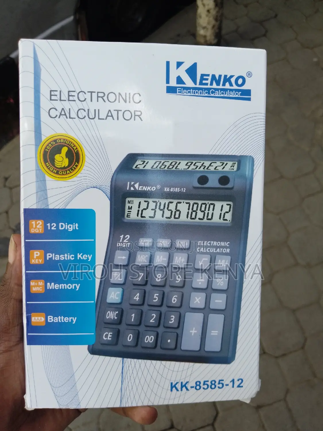 KENKO Electronic Calculator With Two Display for Shopkeeper