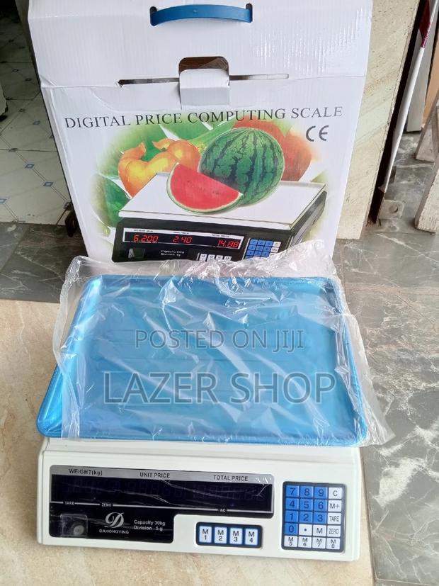 Flat Digital Computing Scale, - main view