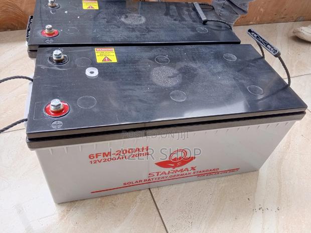 200ah Dry Cell Solar Battery - main view