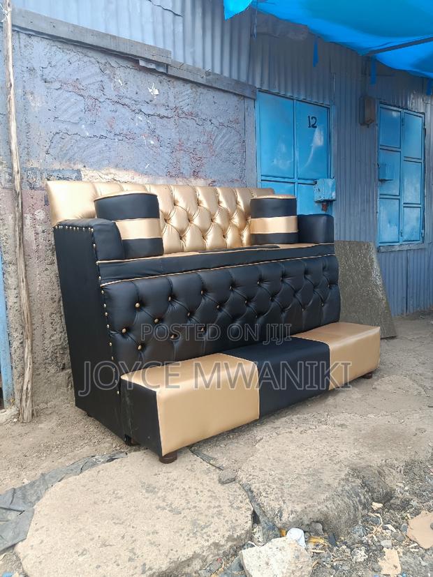 Pedicure Seat, Black, Gold - main view