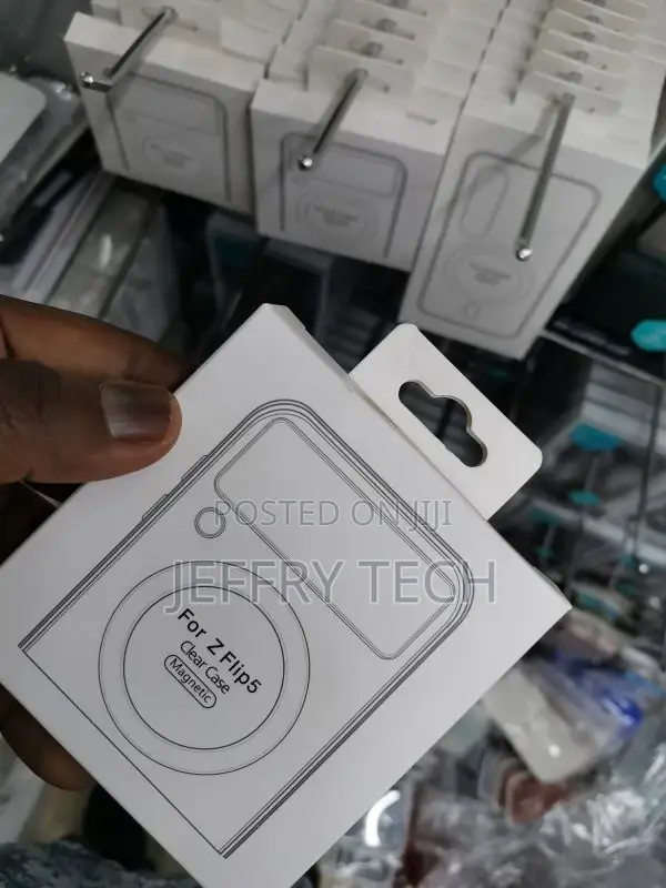 Magnetic Clear Case for Samsung Galaxy Z Flip 5 Compatible W