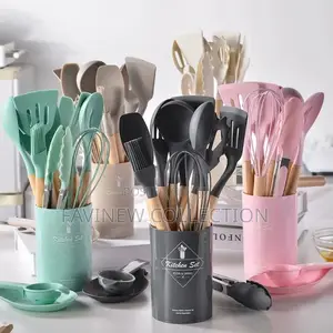 12pcs Silicone Spoons Set
