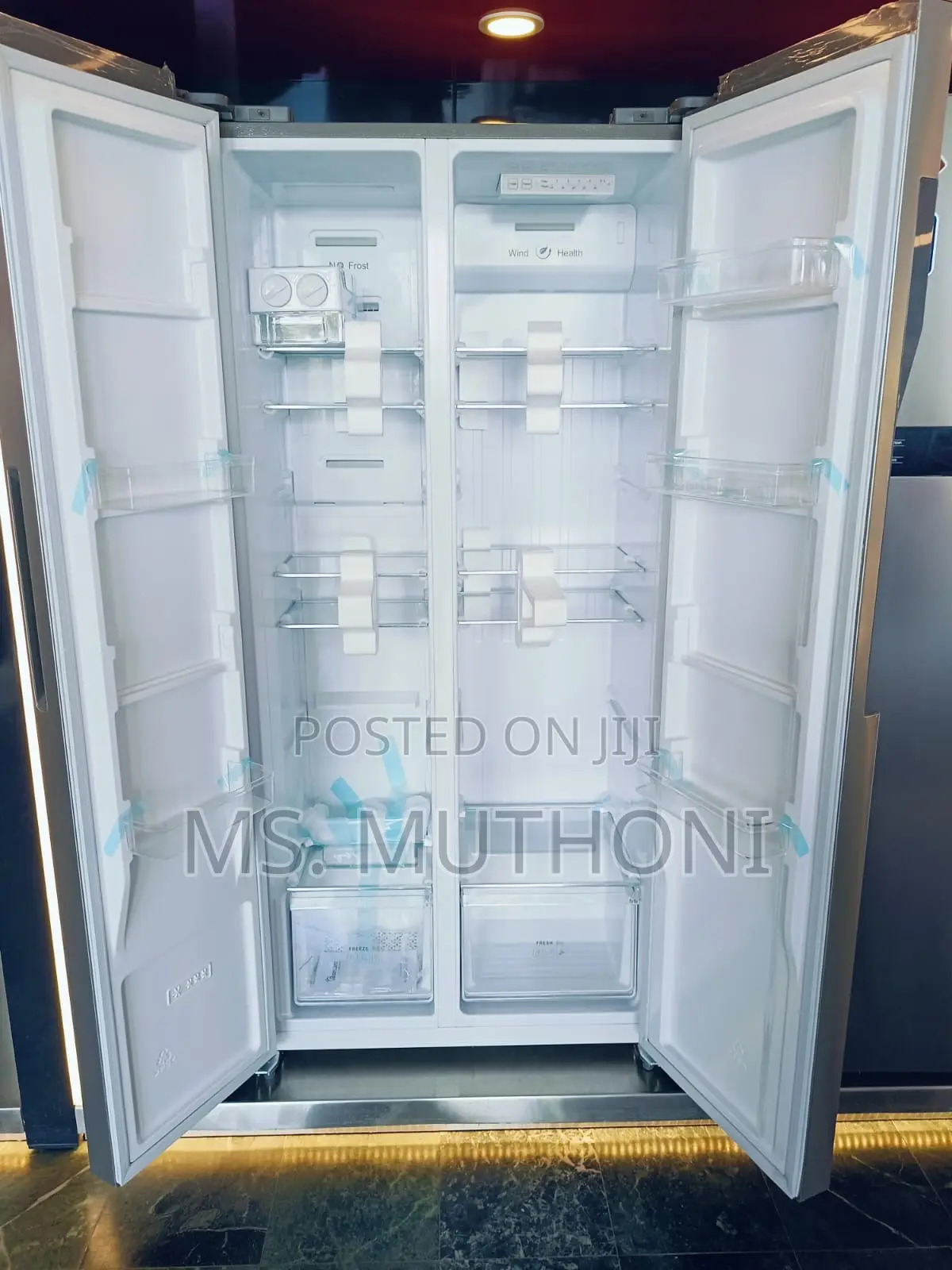 430 Liters Side by Side LED No Frost Fridge- Rf/319