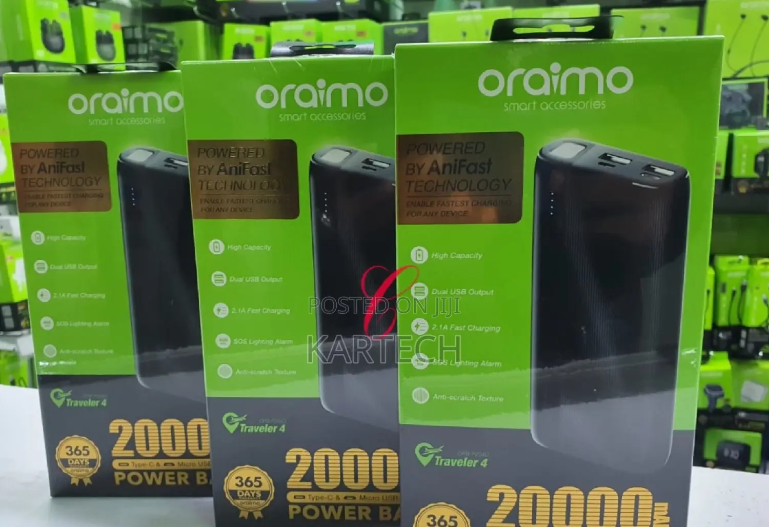 Oraimo 20,000mah P204D Power Bank