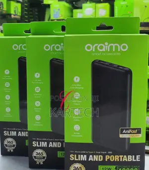 Oraimo Toast Flash 10,000mahpower Bank