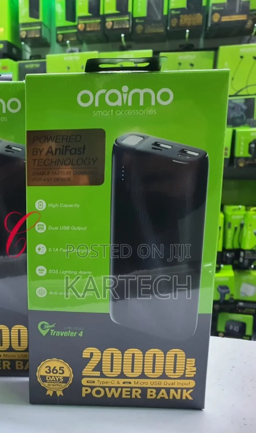 Oraimo Traveler 20,000mah Power Bank
